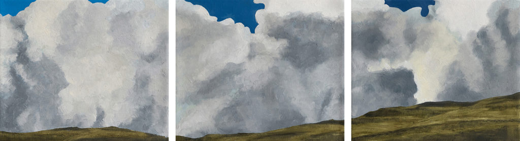 Stormy Weather, Yorkshire: triptych by Jon Bird.